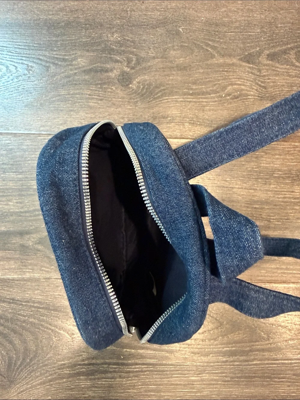 NYC Denim Mini Backpack - Blue